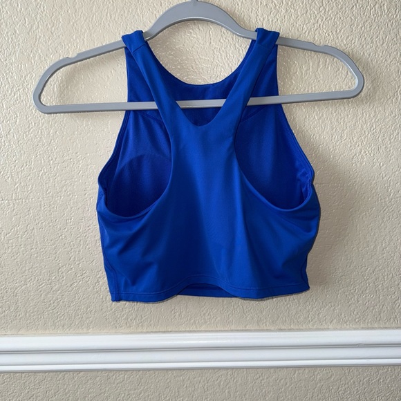 Athleta Conscious Crop Bikini Top A-C Blue Size Small - Picture 4 of 9